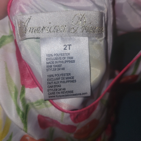 American Princess Flower Dress 2T - Picture 3 of 3